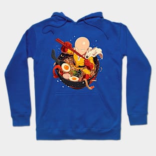 saitama in noodles Hoodie